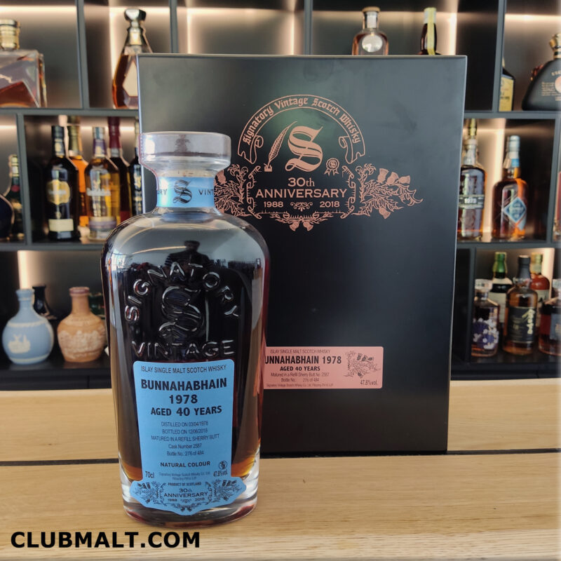 BUNNAHABHAIN 1978 40Y 70CL