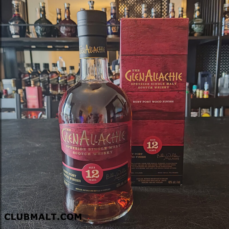 THE GLENALLACHIE RUBY PORT WOOD 12Y 70CL