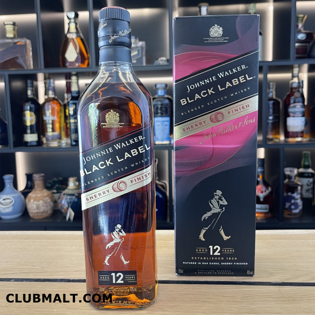 Johnnie Walker Black Label Sherry 75CL - CLUB MALT
