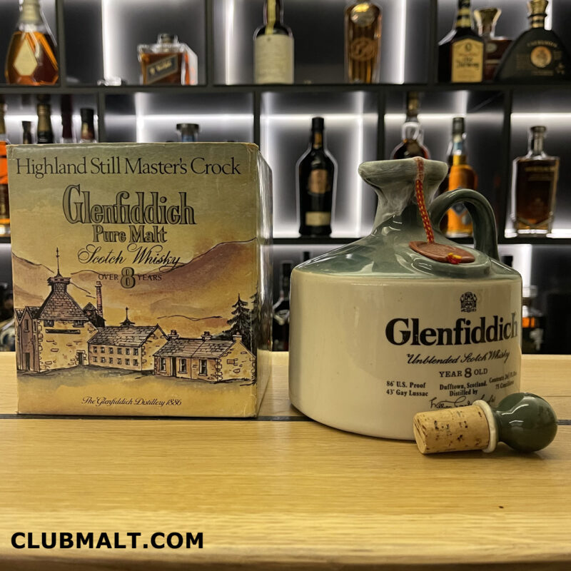 GLENFIDDICH PURE MALT DECANTER 8Y 75CL