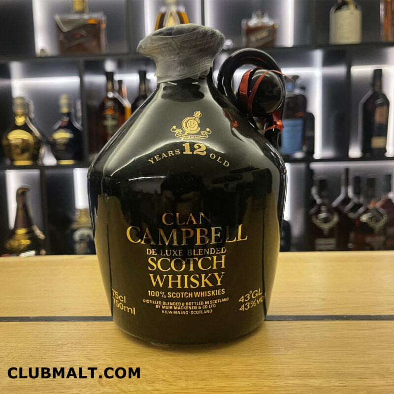Clan Campbell Deluxe Scotch 12Y Decanter 75CL