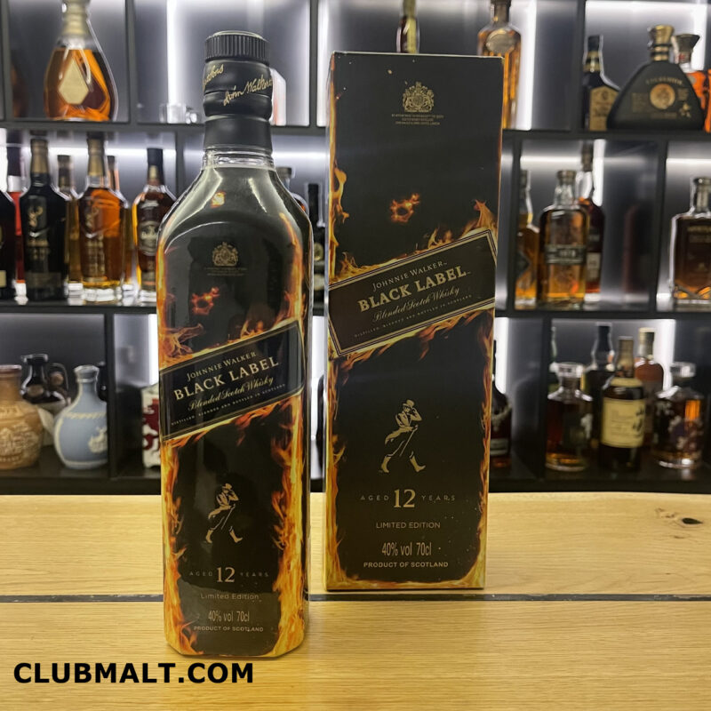 Johnnie Walker Black Label Black Shadow Edition by Mattia Biagi 12Y 70CL