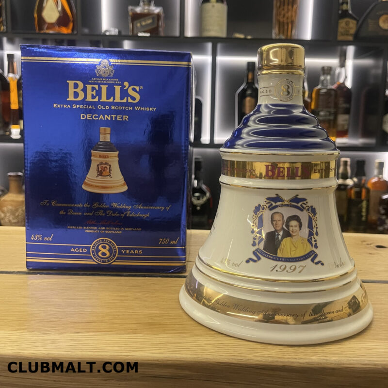 BELL'S QUEEN'S 50TH WEDDING ANNIVERSARY 8Y 75CL