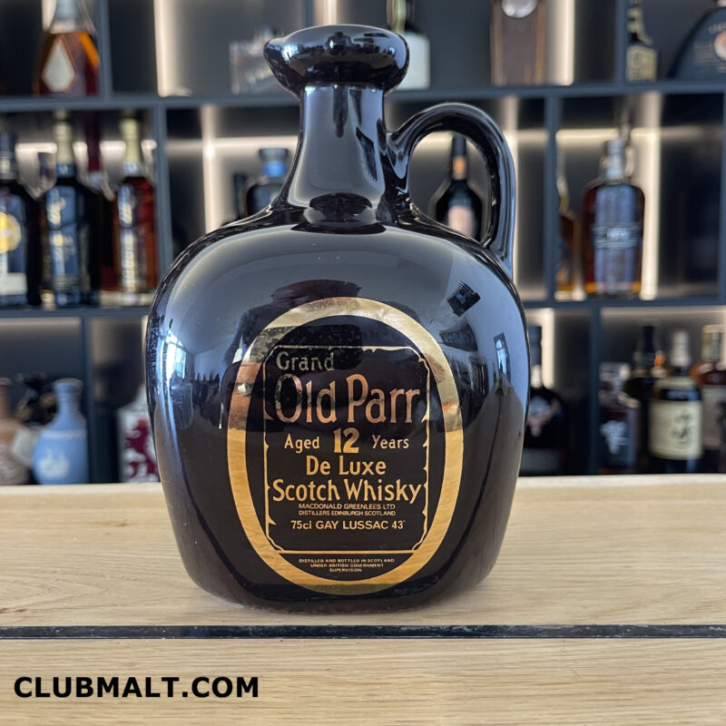 Old Parr Deluxe Scotch Whisky Decanter 12Y 75CL