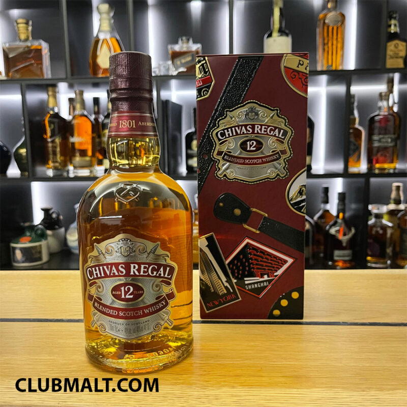 CHIVAS REGAL GLOBE TROTTER 12Y 70CL