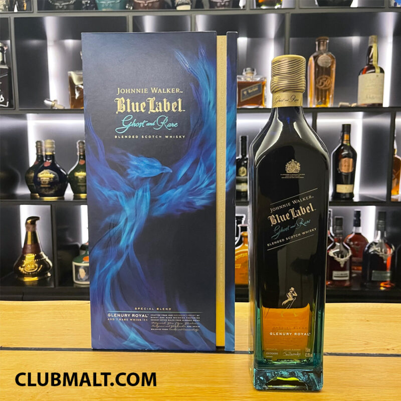 JOHNNIE WALKER BLUE LABEL GLENURY ROYAL 75CL