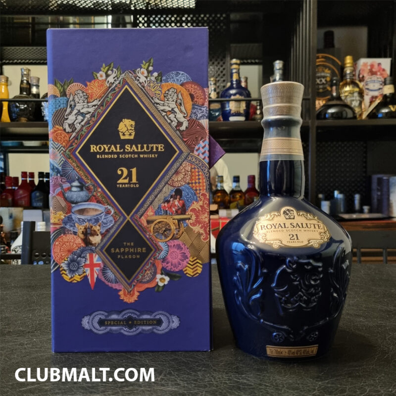 ROYAL SALUTE THE SAPPHIRE BLEND 21Y 70CL