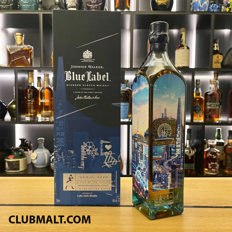 JOHNNIE WALKER BLUE LABEL SEOUL EDITION 75CL