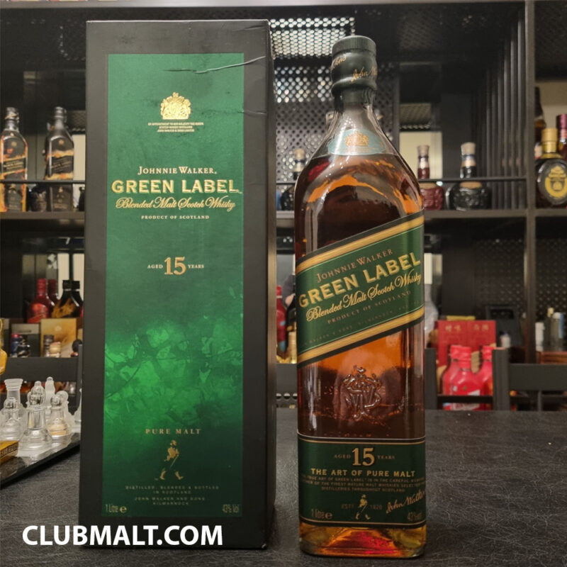 JOHNNIE WALKER GREEN LABEL 15Y 1L