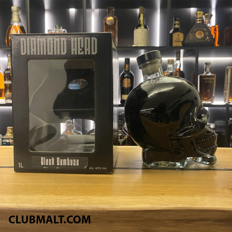 VODKA DIAMOND HEAD - BLACK SAMBUKA 1L