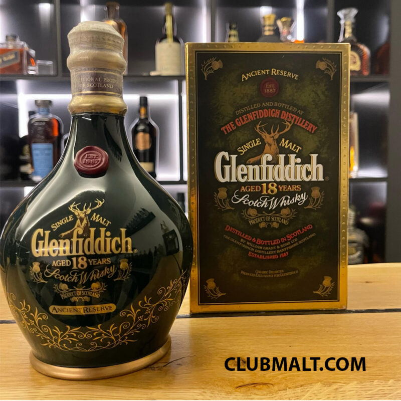 GLENFIDDICH ANCIENT RESERVE GREEN 18Y 75CL