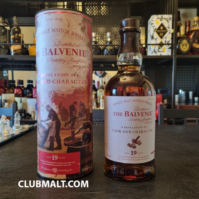 BALVENIE CASK AND CHARACHTER 19Y 70CL