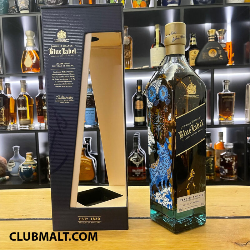 JOHNNIE WALKER BLUE LABEL YEAR OF THE PIG 70CL