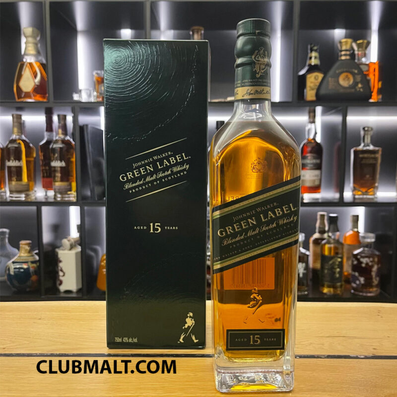 JOHNNIE WALKER GREEN LABEL 15Y PAST GENERATION 75CL