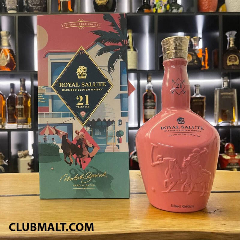 ROYAL SALUTE 21Y THE MIAMI POLO EDITION 70CL