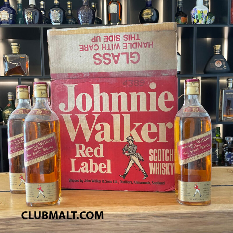 JOHNNIE WALKER RED LABEL SUPER VINTAGE 75CL (PRICE PER BOTTLE)