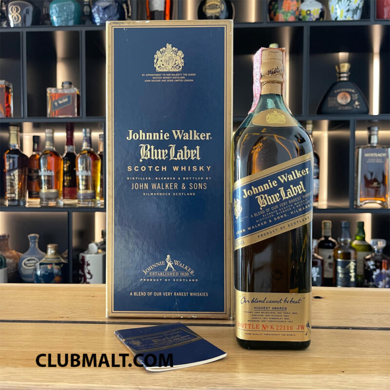 JOHNNIE WALKER BLUE LABEL OLD BOTTLING 70CL