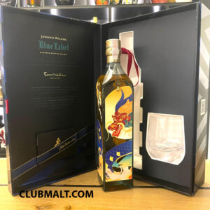 JOHNNIE WALKER BLUE LABEL DRAGON BRAVERY VIETNAM SPECIAL EDITION 75CL (with cup)