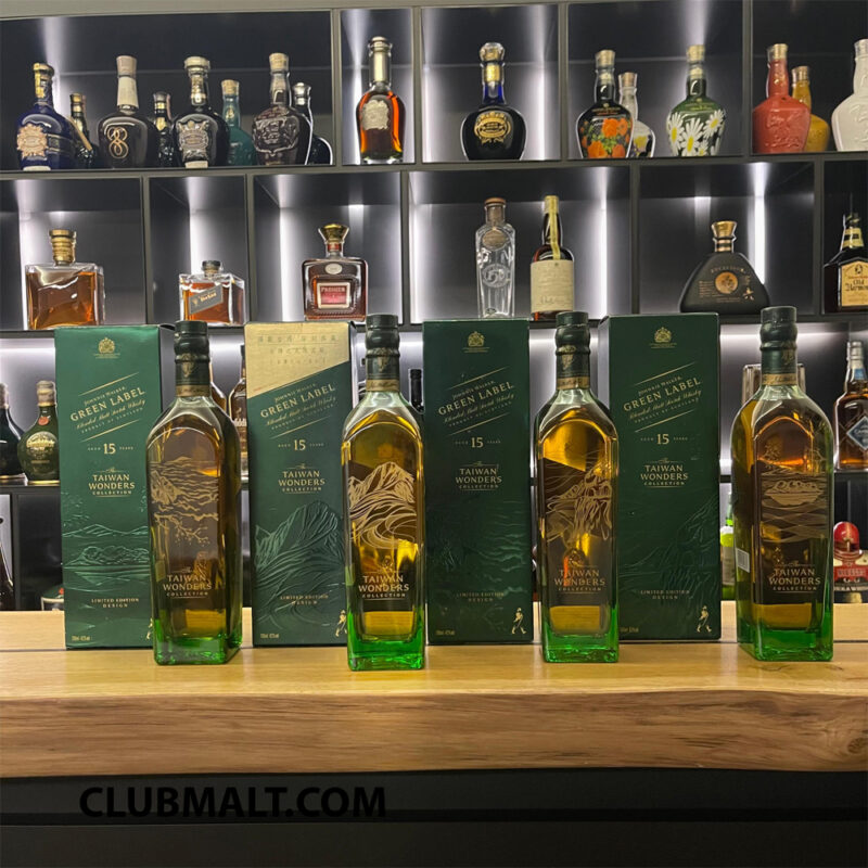 Johnnie Walker Green Label Taiwan Wonders Collection 15Y 4X70CL