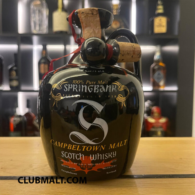 EMPTY VINTAGE SPRINGBANK WHISKY DECANTER