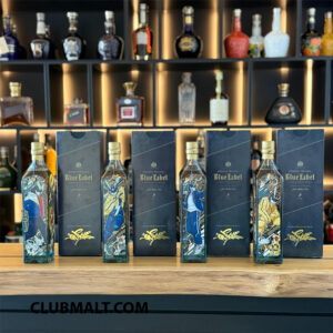 JOHNNIE WALKER BLUE LABEL QUICCS MAIQUEZ SET 4X70CL