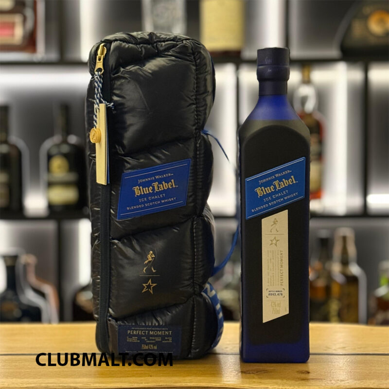 JOHNNIE WALKER BLUE LABEL ICE CHALET 75CL