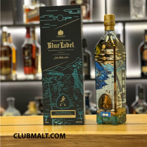 JOHNNIE WALKER BLUE LABEL CALIFORNIA LIMITED EDITION DESIGN 75CL