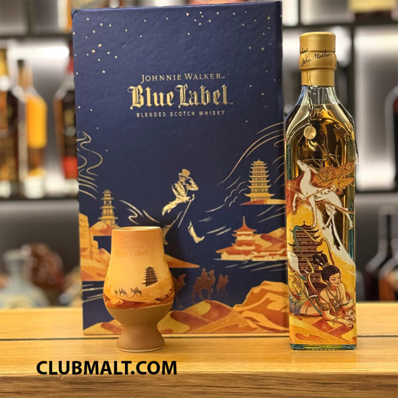 JOHNNIE WALKER BLUE LABEL DUNHUANG FAIRY 50CL (with 1 cup)
