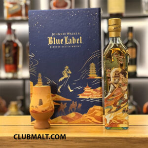 JOHNNIE WALKER BLUE LABEL DUNHUANG FAIRY 50CL (with 1 cup)