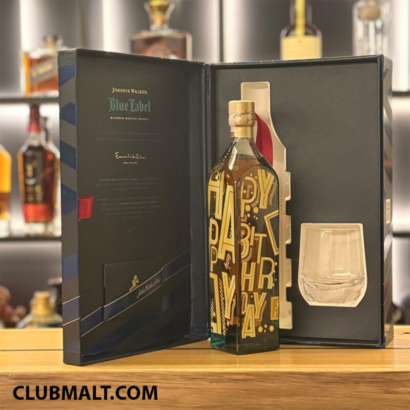 JOHNNIE WALKER BLUE LABEL HAPPY BIRTHDAY VIETNAM SPECIAL EDITION 75CL (with cup)