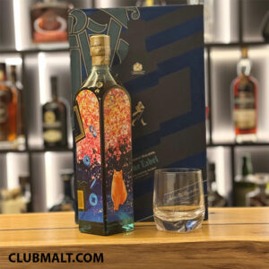 JOHNNIE WALKER BLUE LABEL TRAN QUY TAM GIAO SPECIAL EDITION 75CL (with cup)