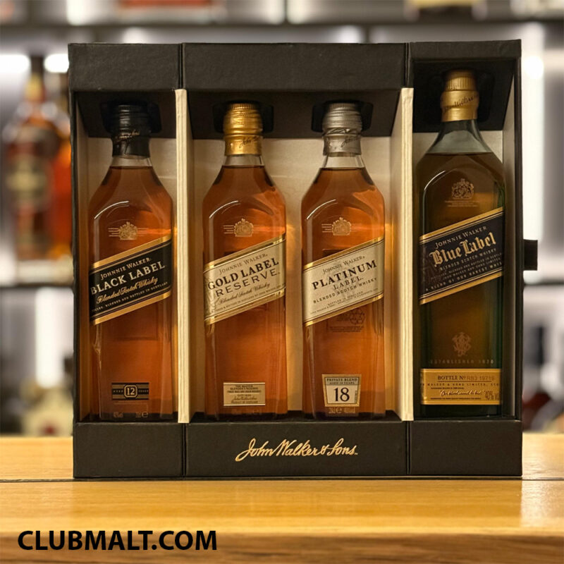 JOHNNIE WALKER THE COLLECTION SET OF 4 20CL EACH