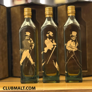 JOHNNIE WALKER BLUE LABEL HOUSE STRIDING MAN SET 3 X 20CL