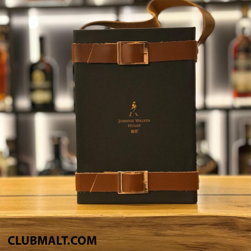 JOHNNIE WALKER BLUE LABEL HOUSE STRIDING MAN SET 3 X 20CL