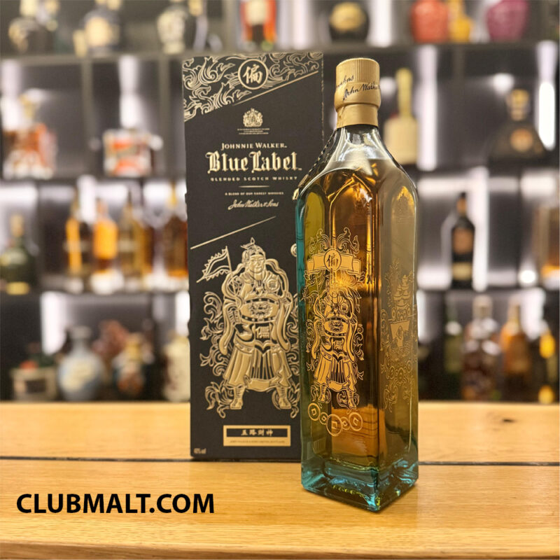 JOHNNIE WALKER BLUE LABEL FIVE GODS OF WEALTH SET 5 X 75CL