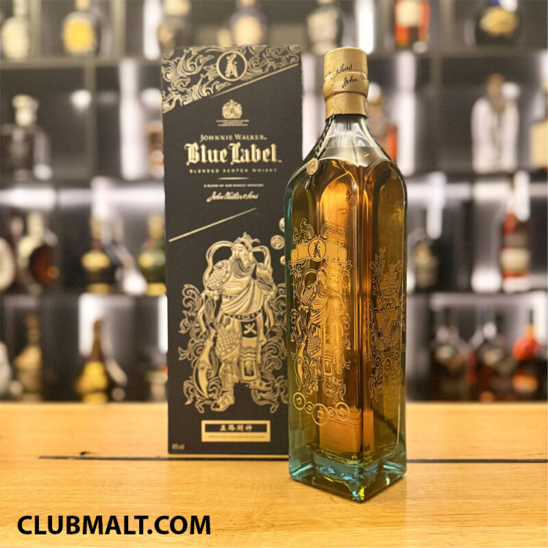 JOHNNIE WALKER BLUE LABEL FIVE GODS OF WEALTH SET 5 X 75CL