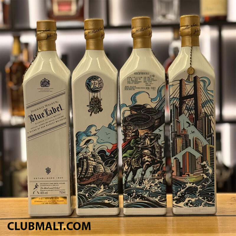 JOHNNIE WALKER BLUE LABEL STRIDING CITY EDITION FUJIAN 75CL (EACH)