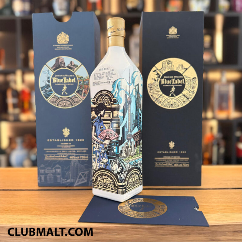 JOHNNIE WALKER BLUE LABEL STRIDING CITY EDITION SHANGHAI 75CL
