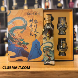 JOHNNIE WALKER BLUE LABEL QINGLONG 50CL (with 2 cups)