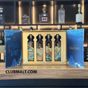 JOHNNIE WALKER BLUE LABEL FOUR DIVINE BEASTS SET 4 X 20CL