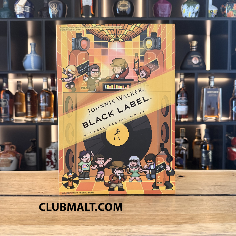 JOHNNIE WALKER BLACK LABEL 12Y 70CL - CARDS GAME BOX SET 3.0 CHINA EXCLUSIVE