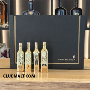 JOHNNIE WALKER GOLDEN METAL BOTTLES FOR DISPLAY