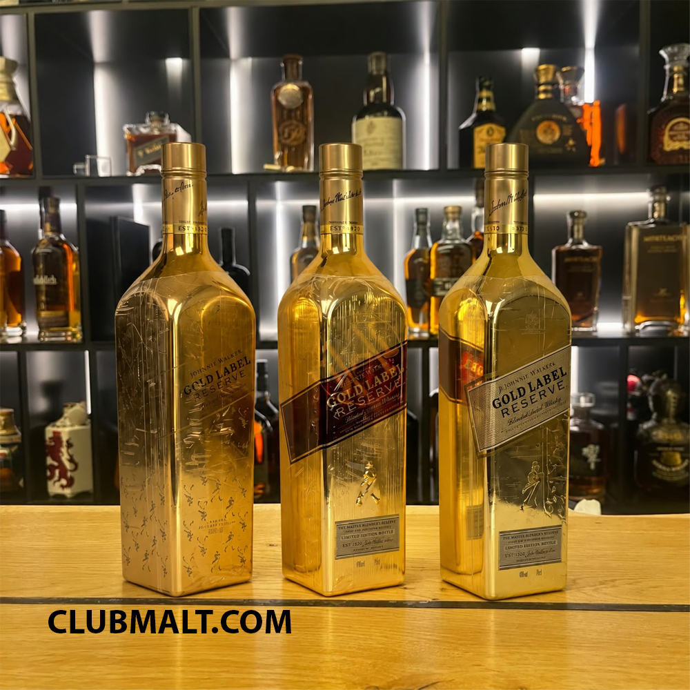 JOHNNIE WALKER GOLD LABEL LIMITED EDITION 3 X 75CL